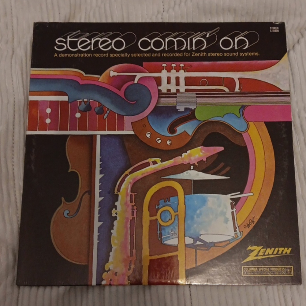 Zenith Demonstration Record "Stereo Comin On" Sealed